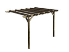 Wall Mounted Wooden Pergola Kit - Corbel Design