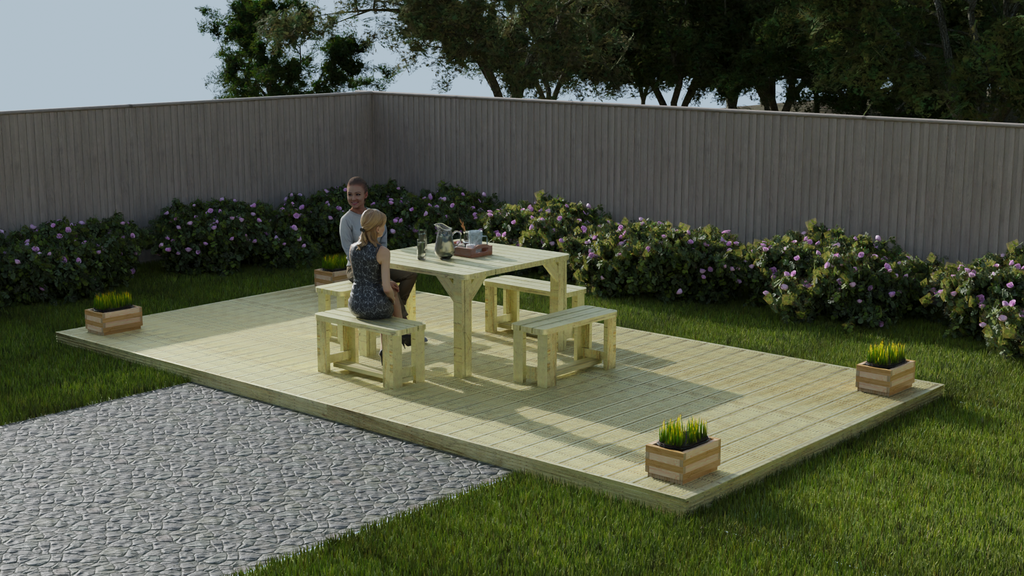 Wooden Decking Kit