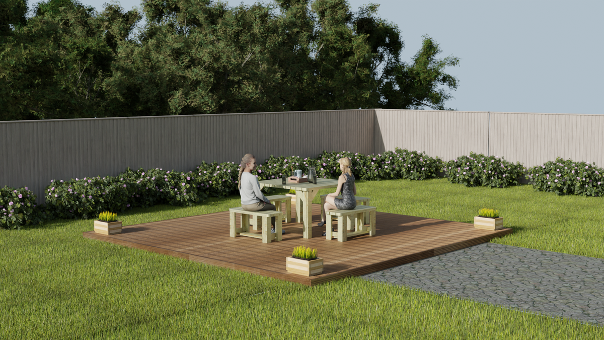 Wooden Decking Kit