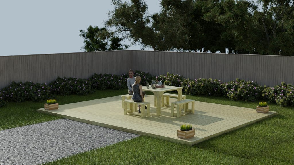 Wooden Decking Kit