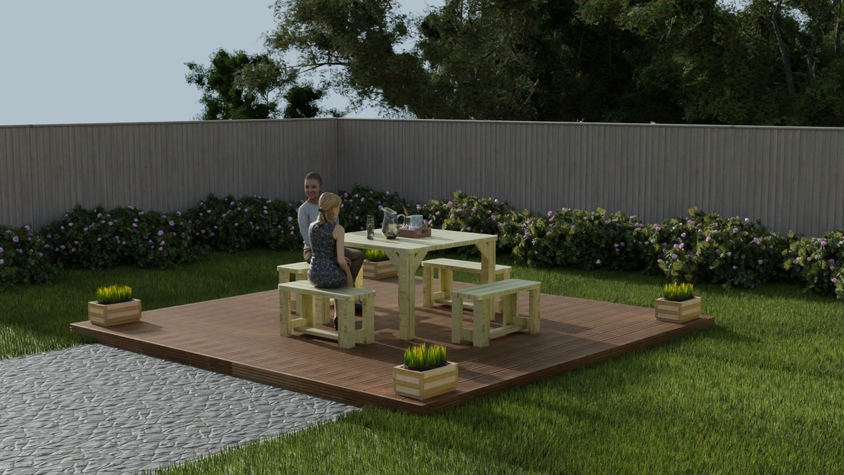 Wooden Decking Kit