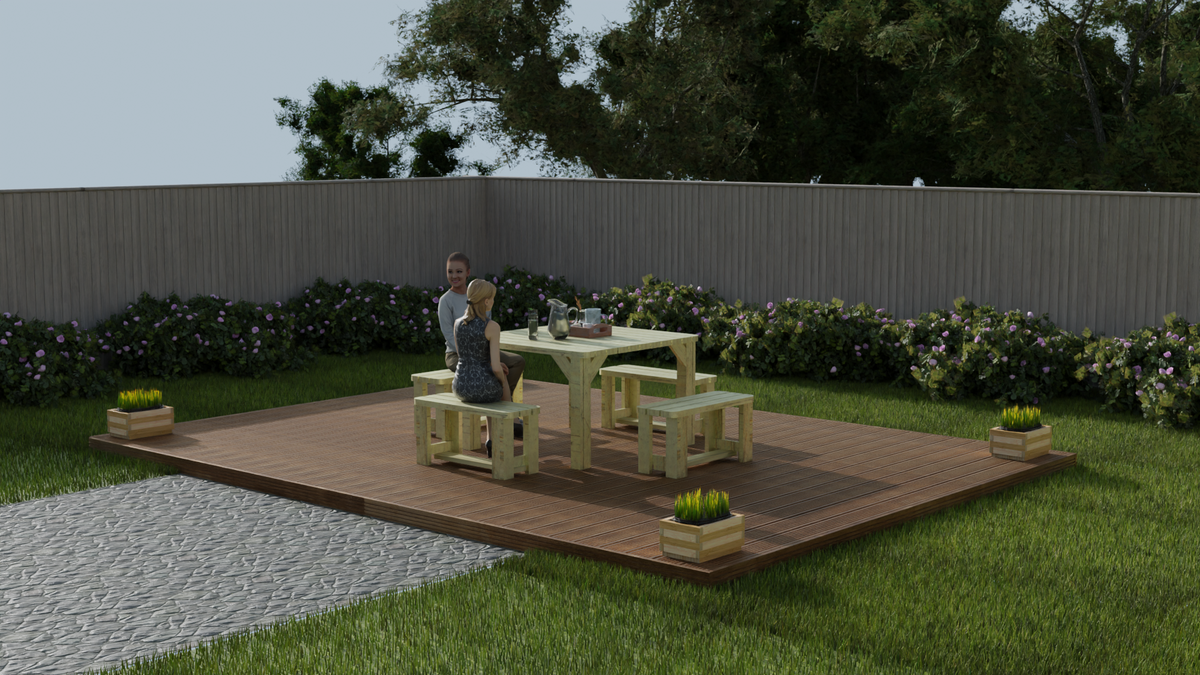 Wooden Decking Kit