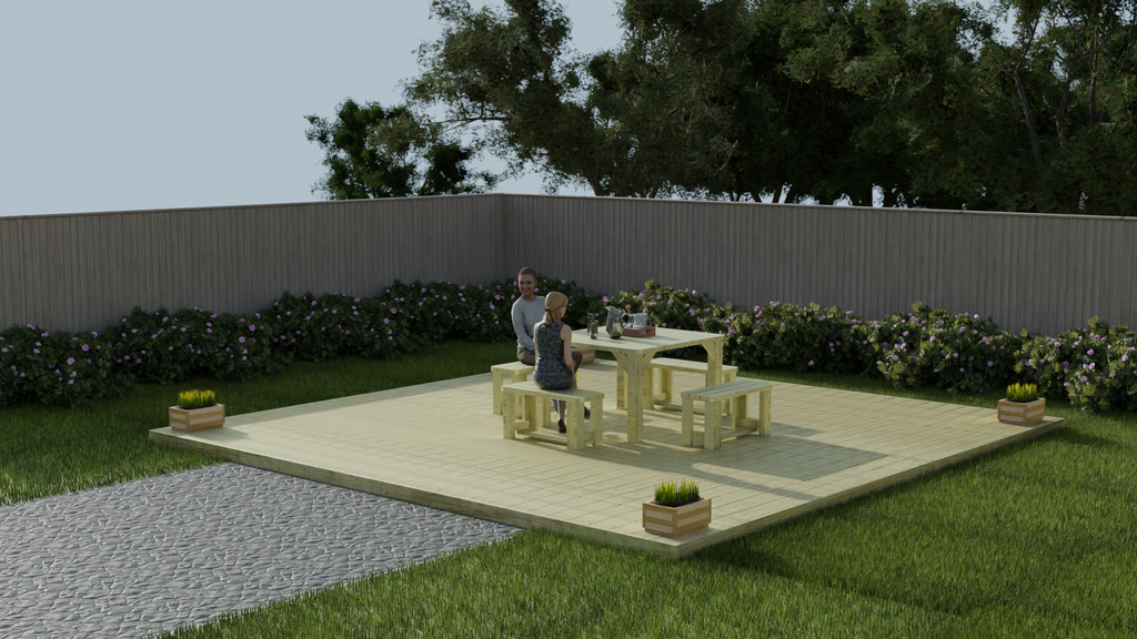 Wooden Decking Kit