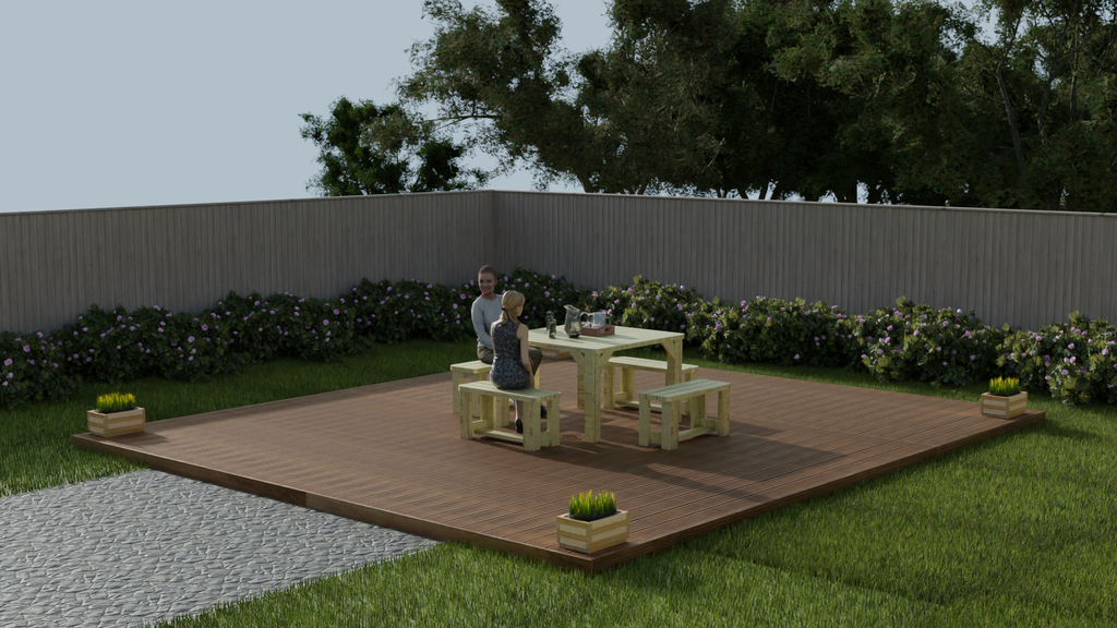 Wooden Decking Kit