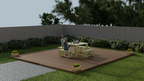 Wooden Decking Kit