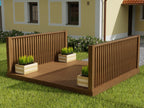 Decking Kit With Two Side Balustrade