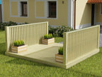 Decking Kit With Two Side Balustrade