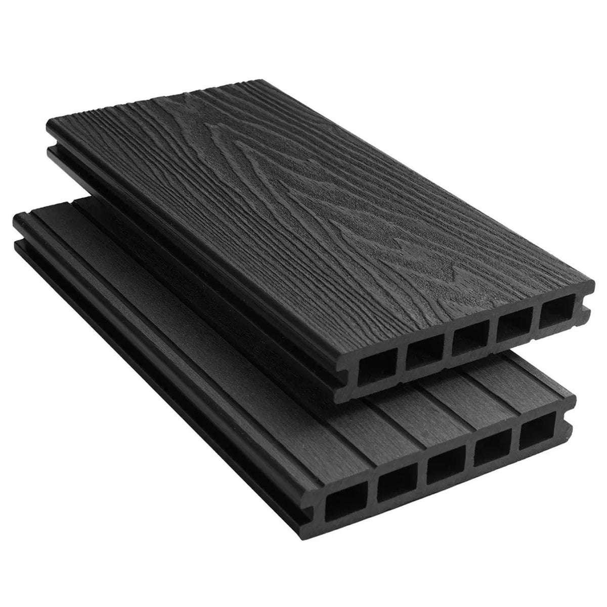 Elegance Black Composite Decking Board 3.6m - VerandaCovers