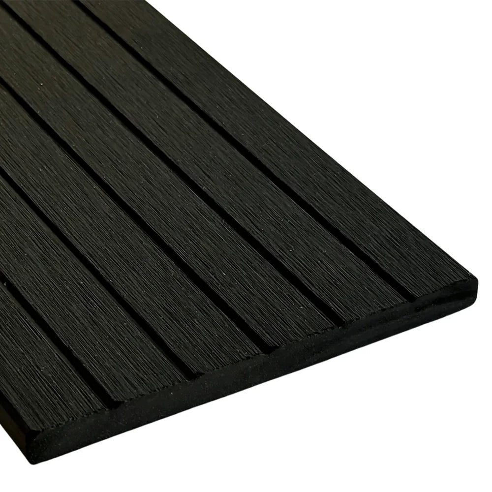 Elegance Black Composite Decking Fascia Board 3.6m - VerandaCovers