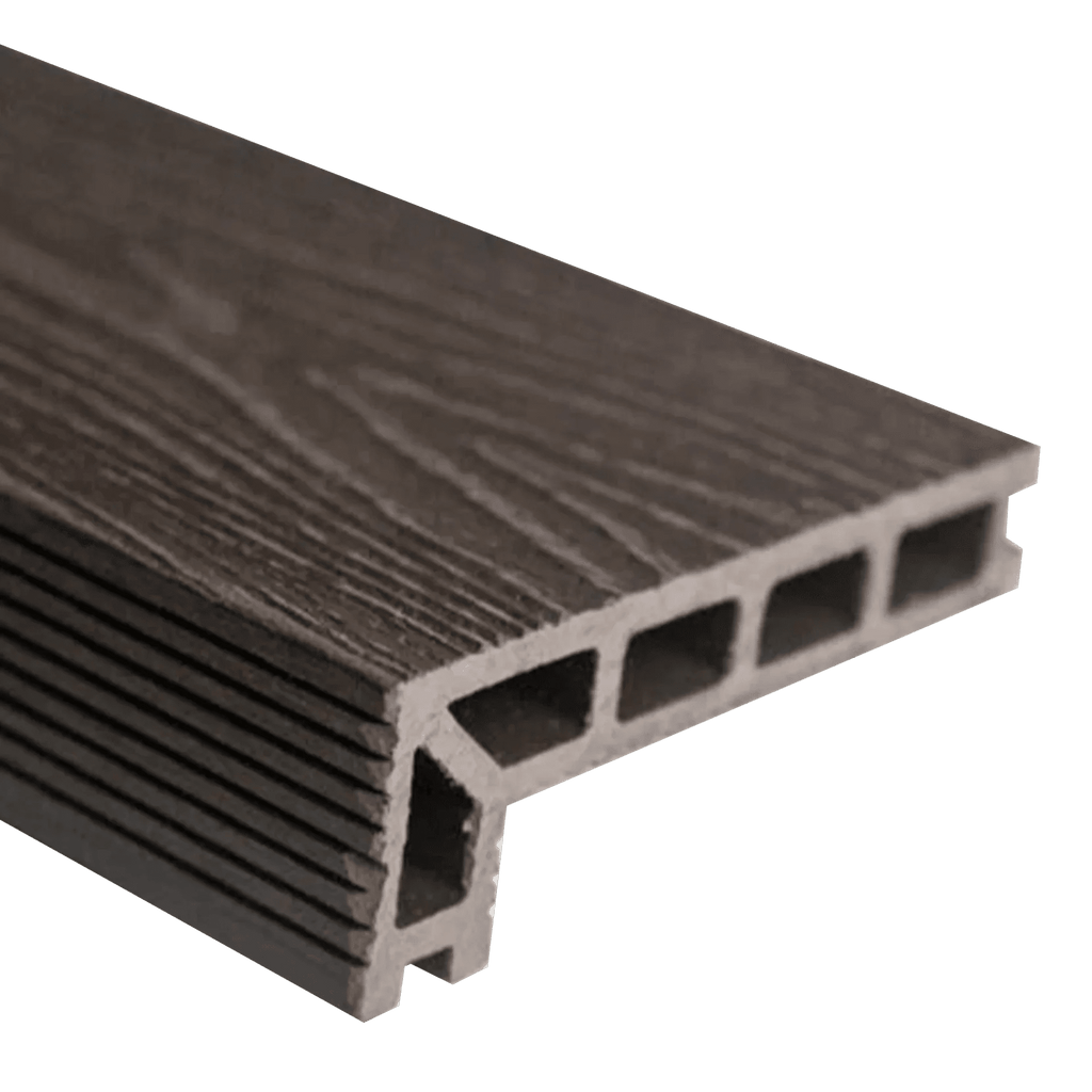 Elegance Chocolate Composite Step Edge 3.6m - VerandaCovers