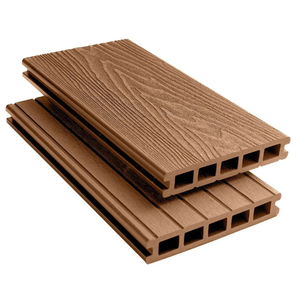 Elegance Teak Composite Decking Board 4.8m - VerandaCovers