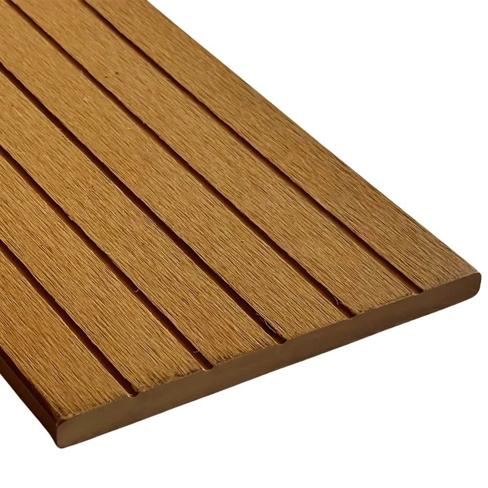 Elegance Teak Composite Decking Fascia Board 3.6m - VerandaCovers