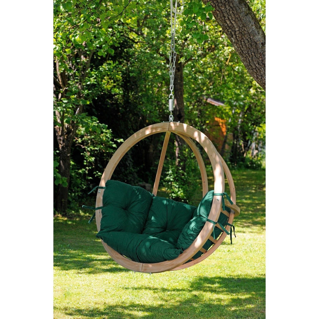 Globo Single Verde Hanging Egg Chair