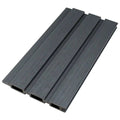 Grey Co-Extrusion Composite Slatted Fence Board 160mm x 1.8m - VerandaCovers