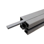 Grey Composite Fence Post Filler Strip - VerandaCovers