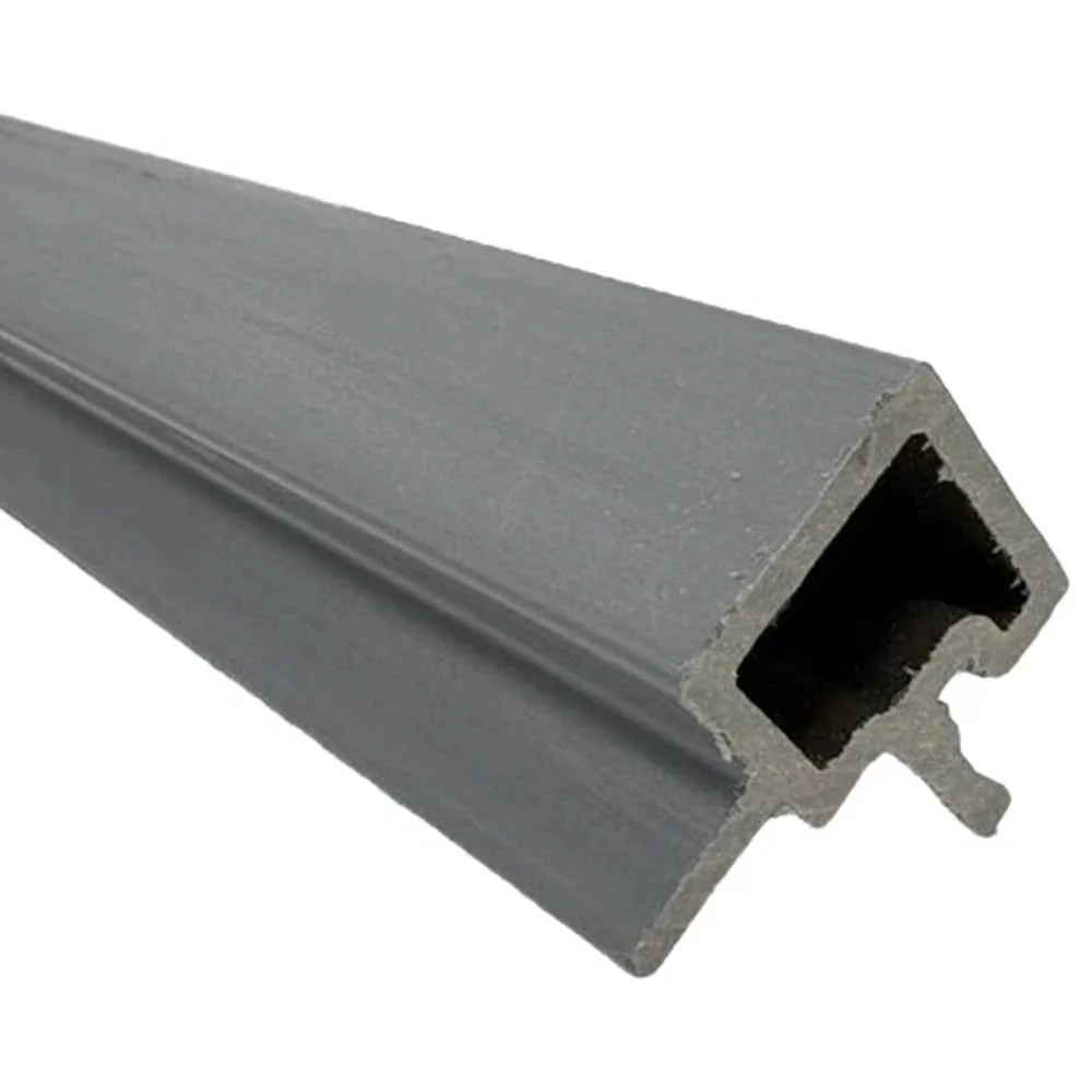 Silver Composite Cladding External Corner 3.6m — Series 1