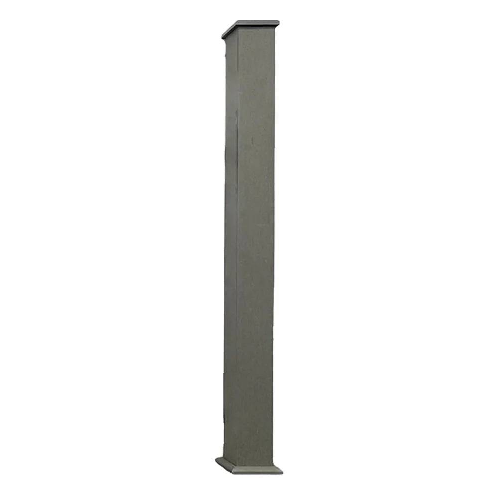 Grey Aluminium Balustrade — Railing Kit & End Post
