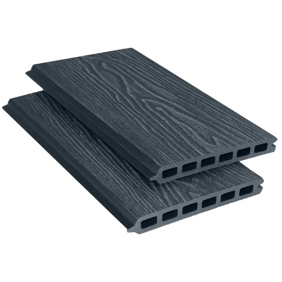 Grey Woodgrain Composite Fence Slat 150mm x 1.8m - VerandaCovers