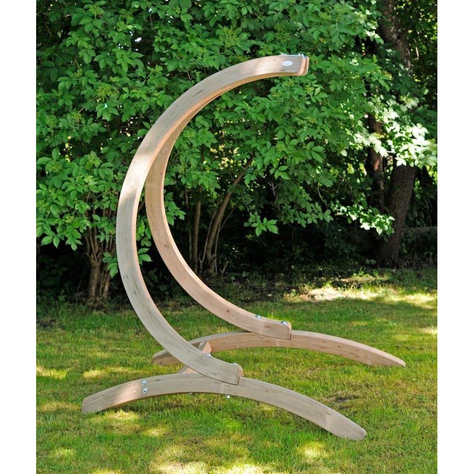 Amazonas Globo Single Egg Chair Stand — Weatherproof Spruce
