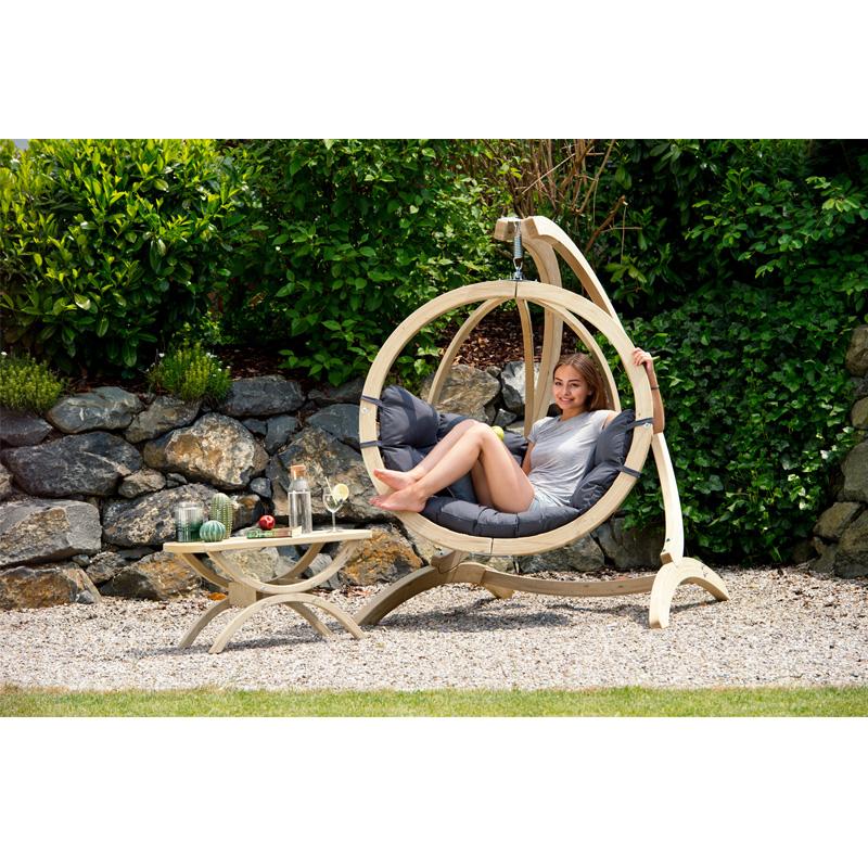 Amazonas Globo Single Hanging Egg Chair — Anthracite