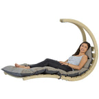 Amazonas Swing Lounger — Anthracite / Taupe