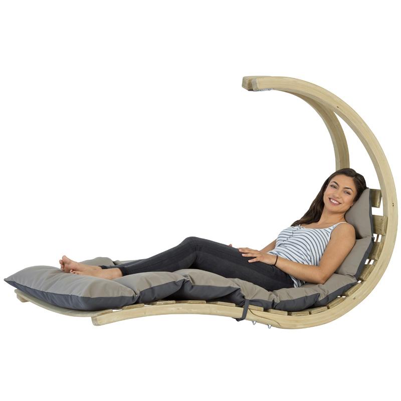 Amazonas Swing Lounger — Anthracite / Taupe