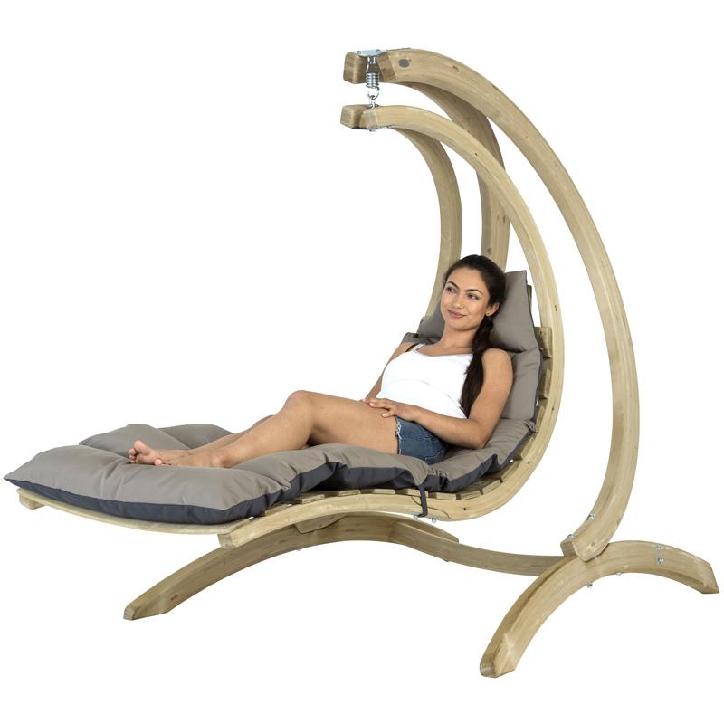 Amazonas Swing Lounger — Anthracite / Taupe