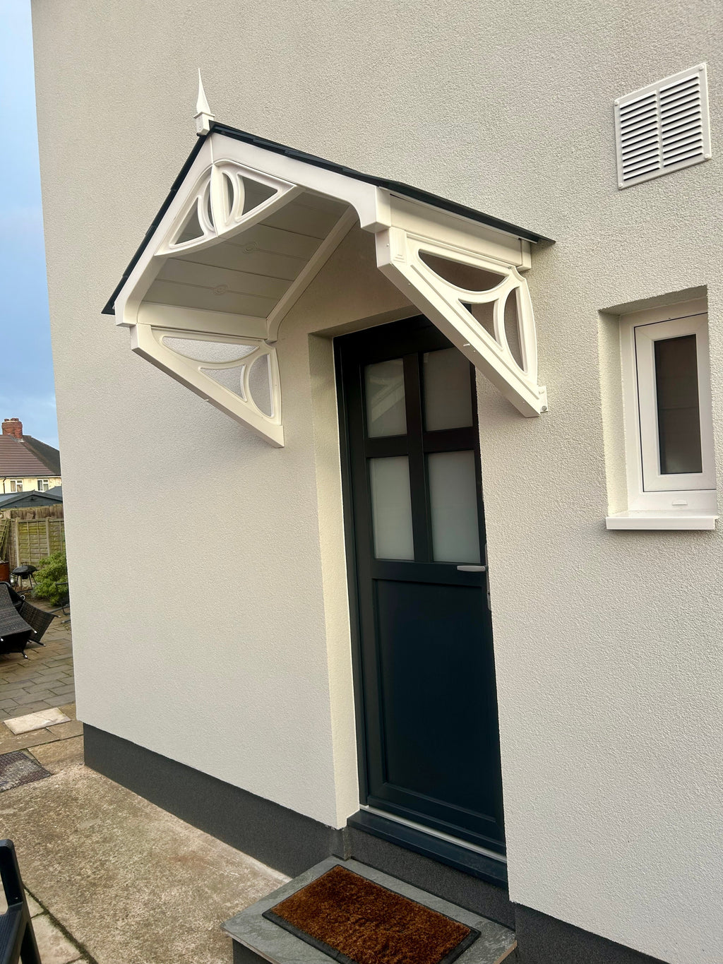 Rockingham Door Canopy 149cm — Flat Pack Porch Canopy