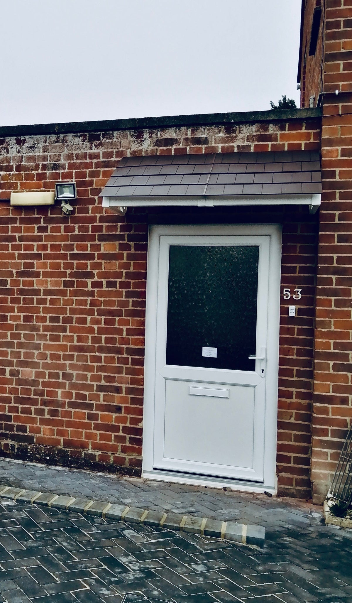 Cosgrove Lean-To Door Canopy — Flat Pack Porch Canopy
