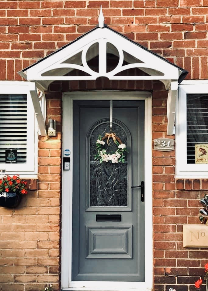 Althorp Door Canopy 149cm — Flat Pack Porch Canopy