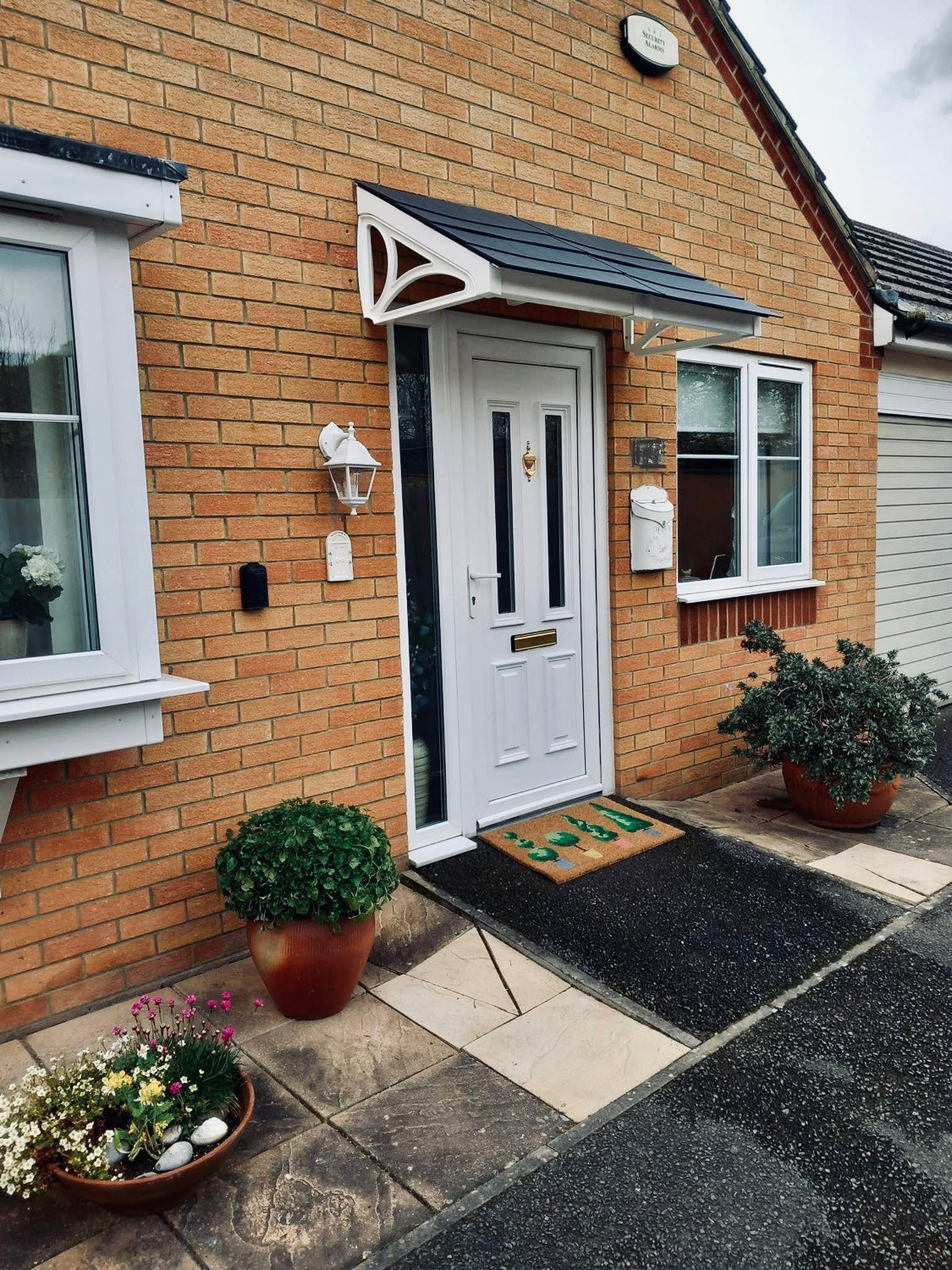 Cosgrove Lean-To Door Canopy — Flat Pack Porch Canopy