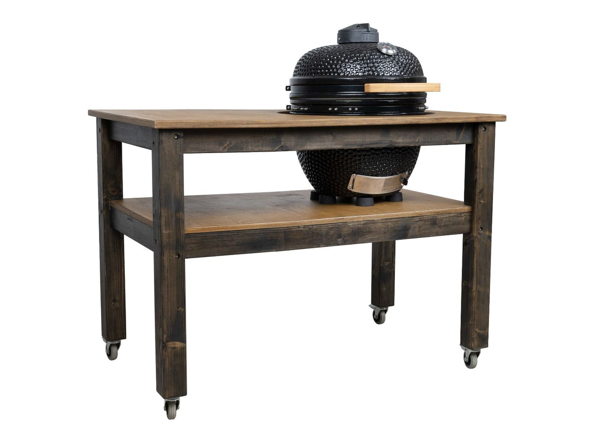 BBQ Space Outdoor Kitchen Island for Kamado Joe Big Joe 2 — 1.6m with Wheels