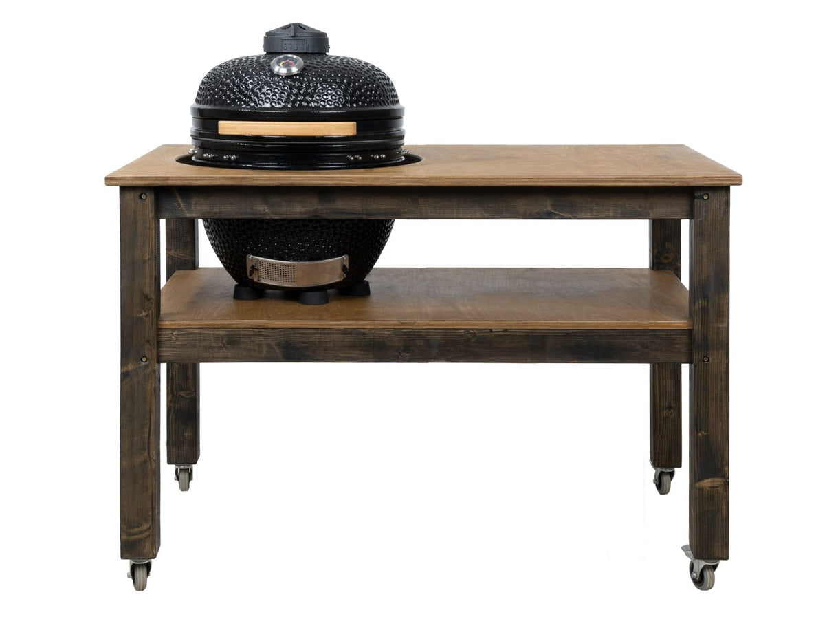 BBQ Space Outdoor Kitchen Island for Kamado Joe Big Joe 2 — 1.6m with Wheels