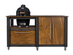 "Chef's Mate" BBQ Grill Table, Kitchen space for all ceramic kamado cookers