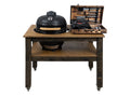 BBQ Space Outdoor Kitchen Islands, for Kamado Joe (Big Joe 2) Ceramic smoker (1.2m Length, with wheels)