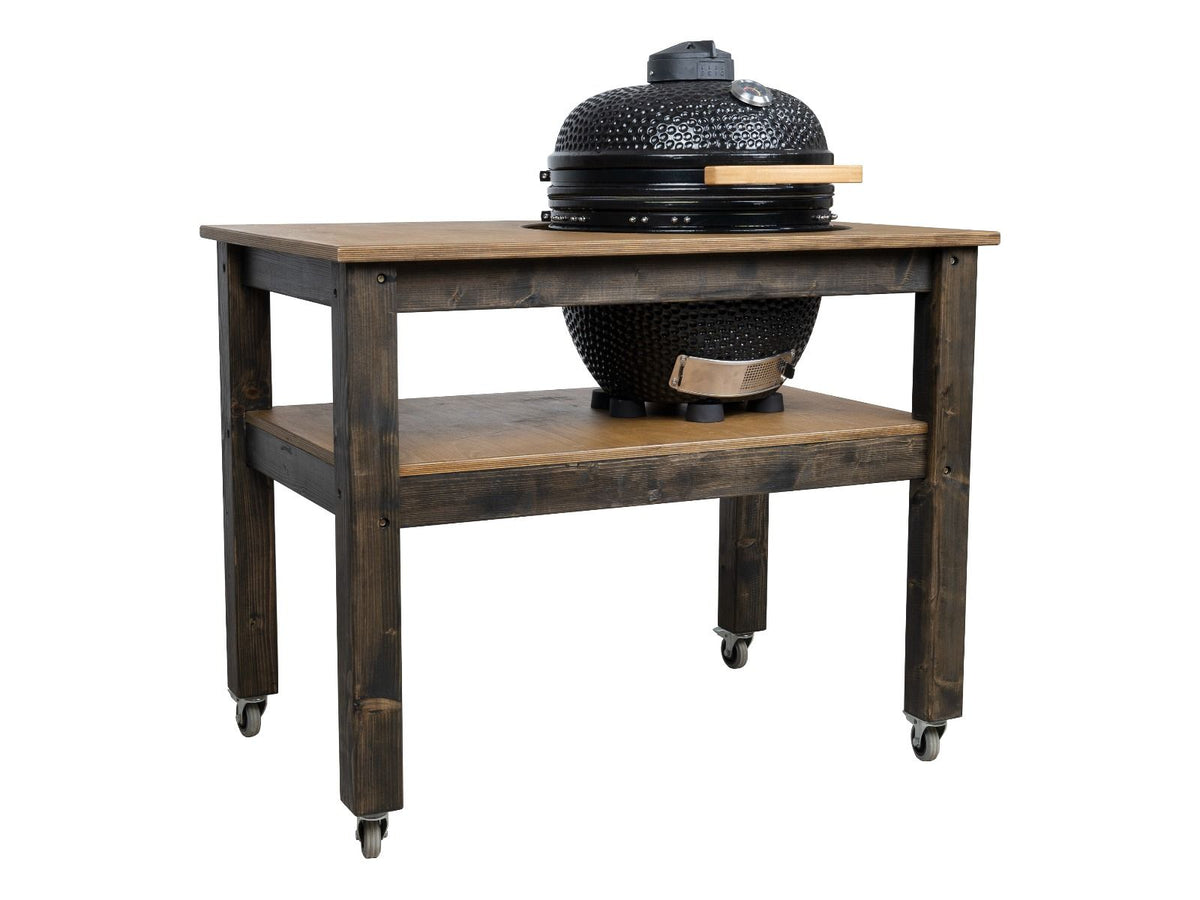 BBQ Space Outdoor Kitchen Islands, for Kamado Joe (Big Joe 2) Ceramic smoker (1.2m Length, with wheels)