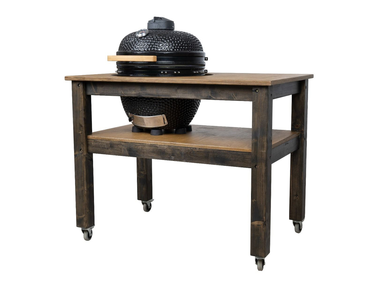 BBQ Space Outdoor Kitchen Islands, for Kamado Joe (Big Joe 2) Ceramic smoker (1.2m Length, with wheels)
