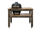 BBQ Space Outdoor Kitchen Islands, for Kamado Joe (Big Joe 2) Ceramic smoker (1.2m Length, with wheels)