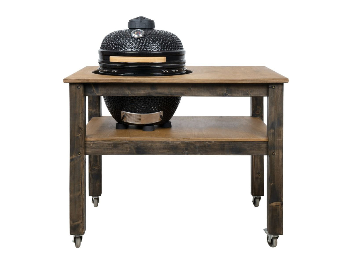 BBQ Space Outdoor Kitchen Islands, for Kamado Joe (Big Joe 2) Ceramic smoker (1.2m Length, with wheels)