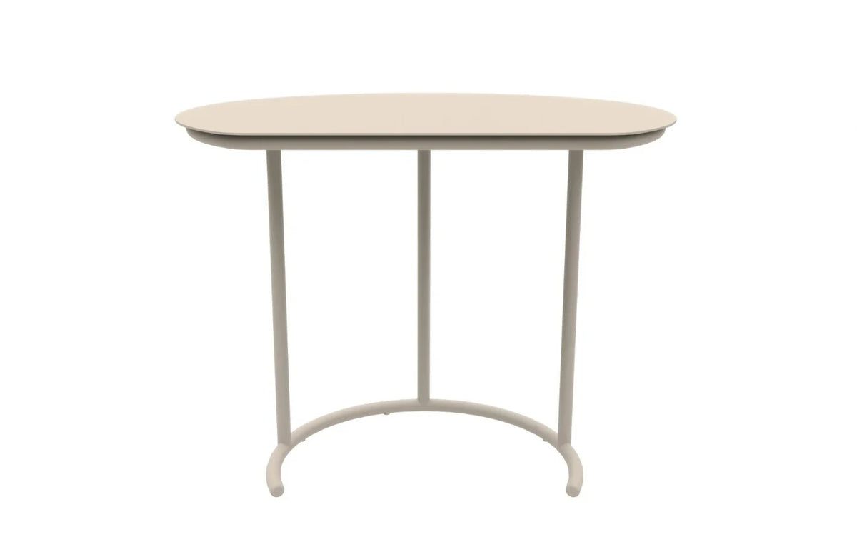 Kiki C-Shaped Powder-Coated Aluminium Garden Side Table