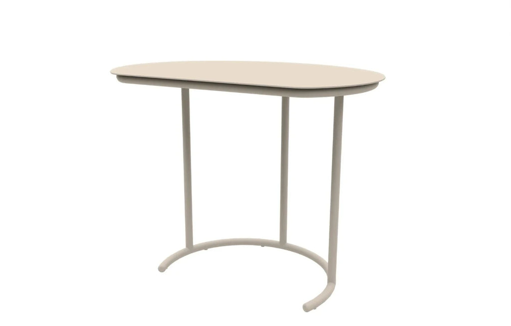 Kiki C-Shaped Powder-Coated Aluminium Garden Side Table