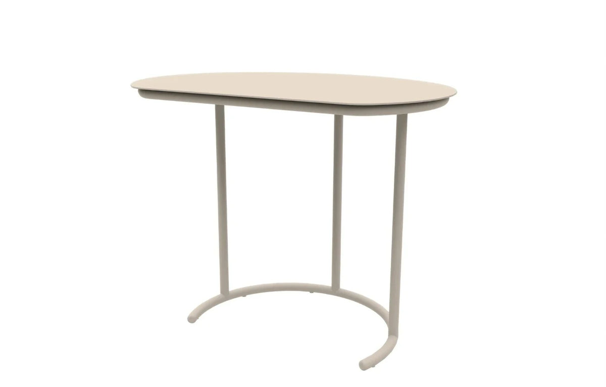 Kiki C-Shaped Powder-Coated Aluminium Garden Side Table