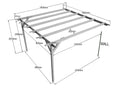 Wall Mounted Pergola Kit — Chamfered Design