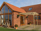 Wall Mounted Wooden Pergola Kit - Longhorn Design