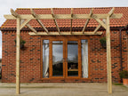 Wall Mounted Pergola Kit — Chamfered Design