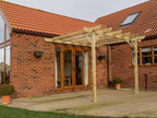 Wall Mounted Pergola Kit — Chamfered Design
