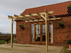 Wall Mounted Pergola Kit — Chamfered Design