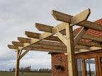 Wall Mounted Pergola Kit — Chamfered Design