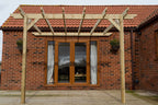 Wall Mounted Wooden Pergola Kit - Dinasty Design