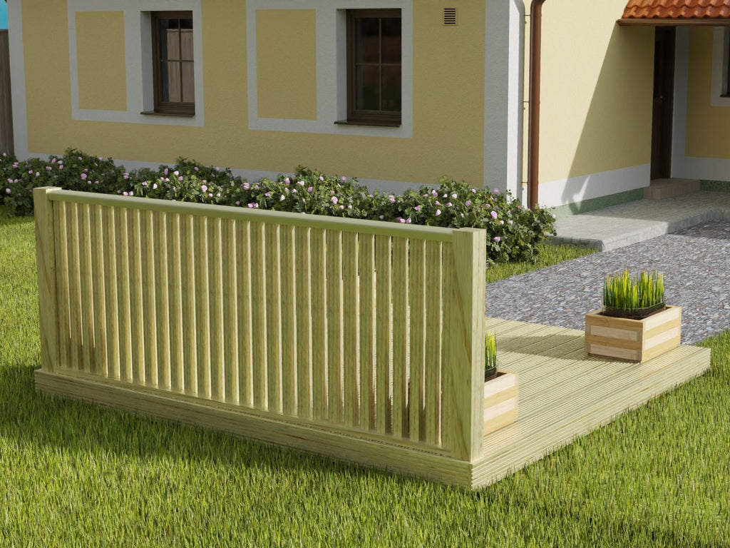 Decking Kit With One Side Balustrade